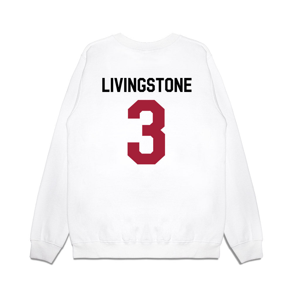 Oklahoma - NCAA Football : Parker Livingstone - We're In Premium Crewneck Sweatshirt-1