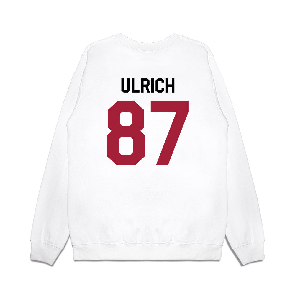 Oklahoma - NCAA Football : Jacob Ulrich - We're In Premium Crewneck Sweatshirt-1