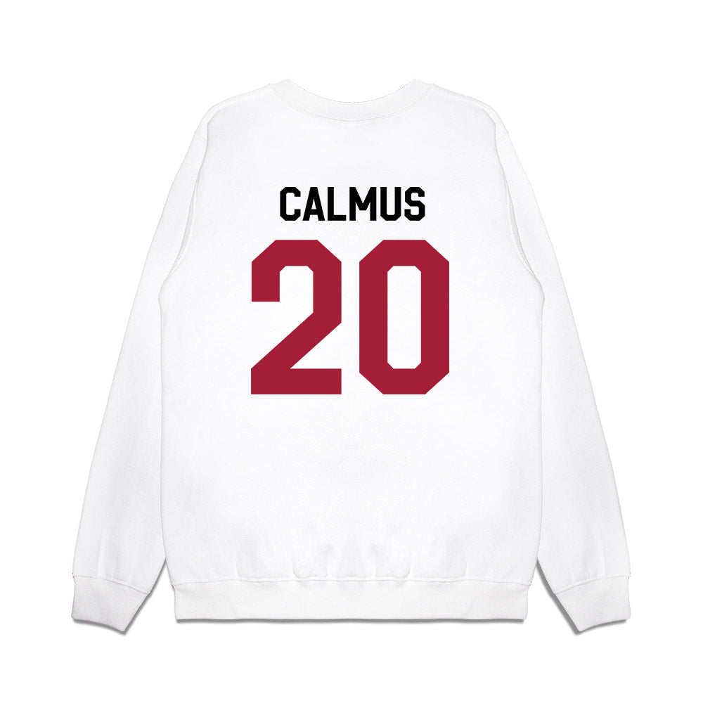 Oklahoma - NCAA Football : Casen Calmus - We're In Premium Crewneck Sweatshirt-1