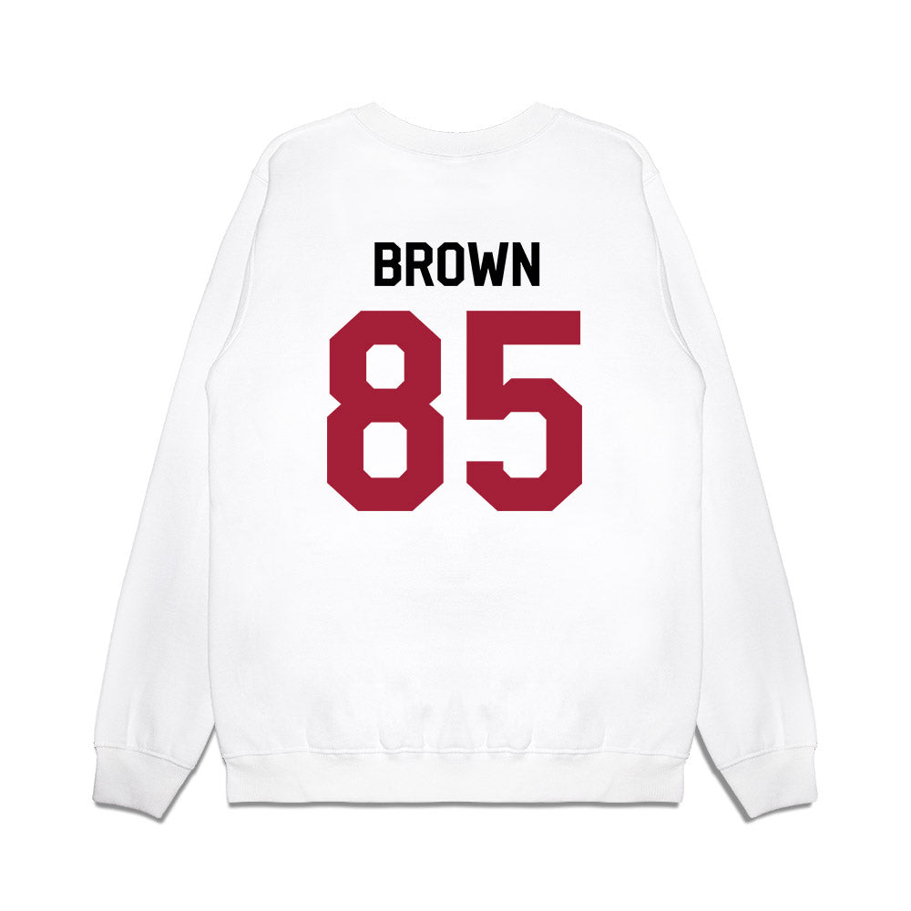 Oklahoma - NCAA Football : Trey Brown - We're In Premium Crewneck Sweatshirt-1