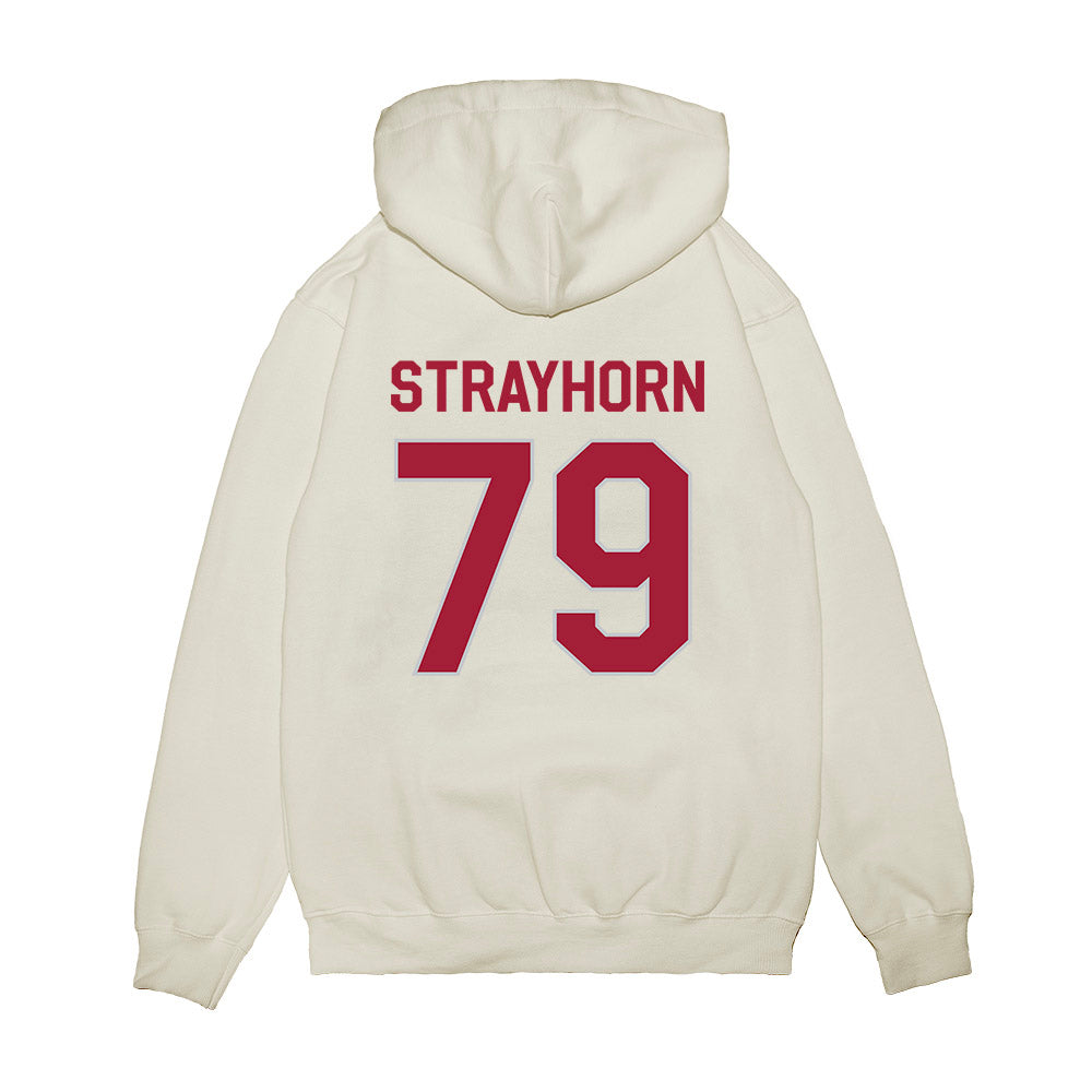 Alabama - NCAA Football : Kaden Strayhorn - We're In Premium Hooded Sweatshirt-1