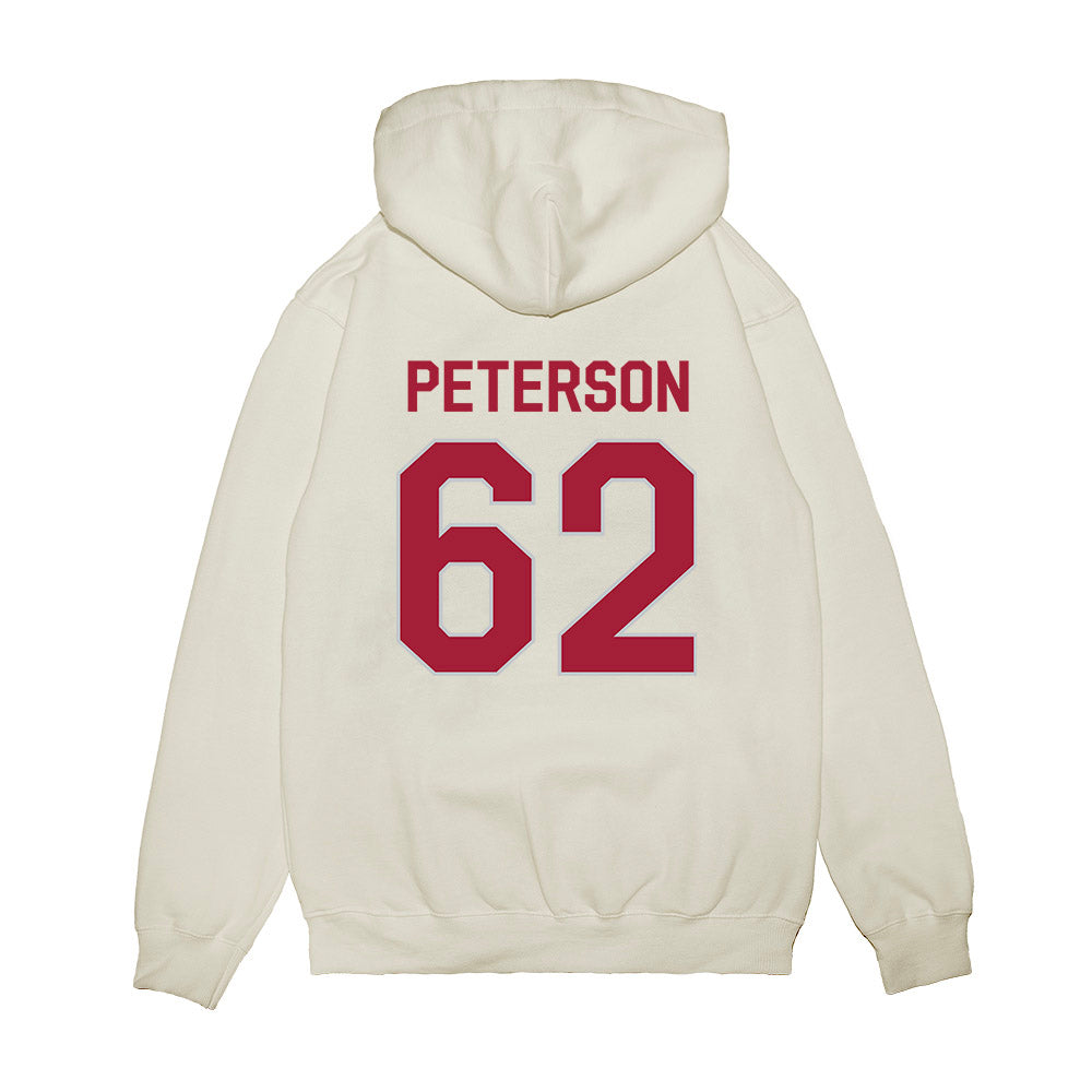 Alabama - NCAA Football : Davis Peterson - We're In Premium Hooded Sweatshirt-1