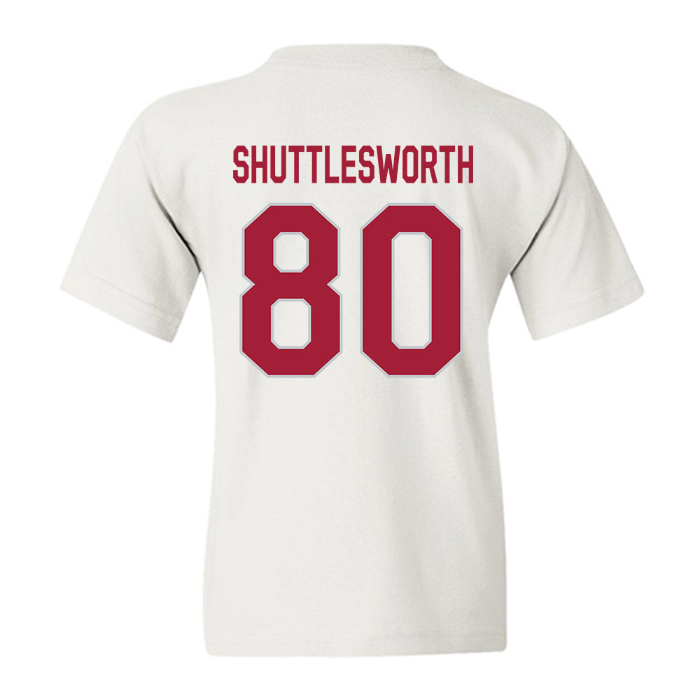 Alabama - NCAA Football : Jaxon Shuttlesworth - We're In Youth T-Shirt-1