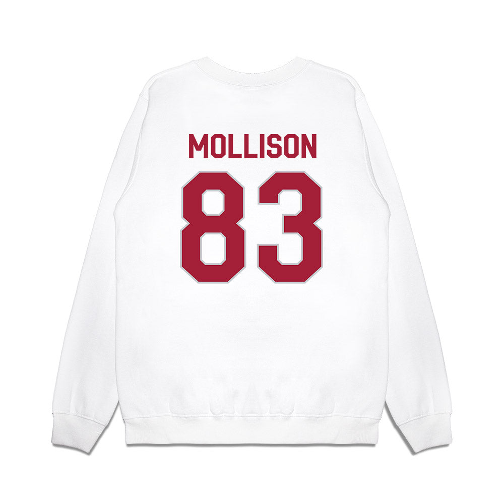Alabama - NCAA Football : Cooper Mollison - We're In Premium Crewneck Sweatshirt-1