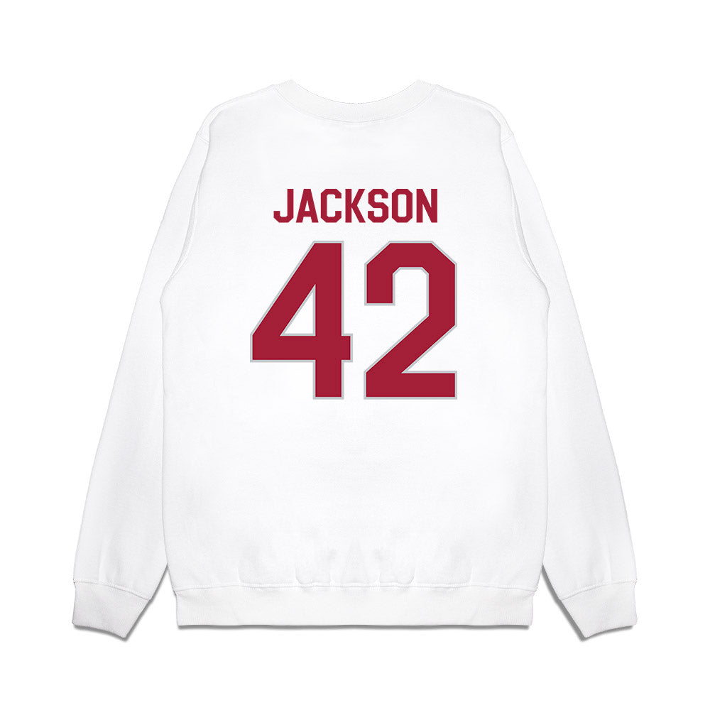 Alabama - NCAA Football : Ben Jackson - We're In Premium Crewneck Sweatshirt-1