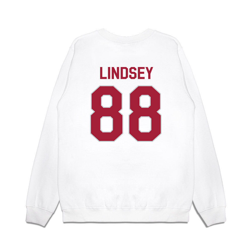 Alabama - NCAA Football : Jay Lindsey - We're In Premium Crewneck Sweatshirt-1