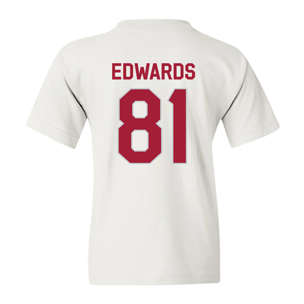 Alabama - NCAA Football : Kaleb Edwards - We're In Youth T-Shirt-1