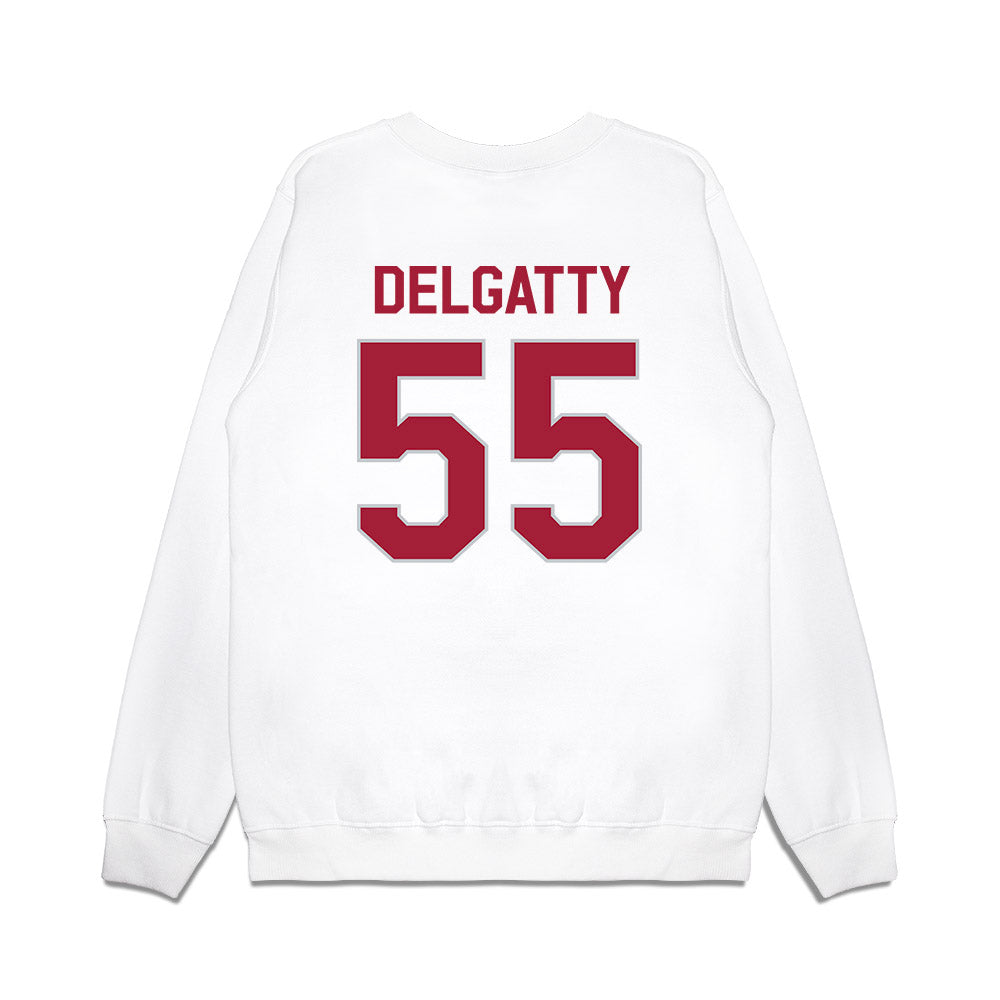 Alabama - NCAA Football : Racin Delgatty - We're In Premium Crewneck Sweatshirt-1