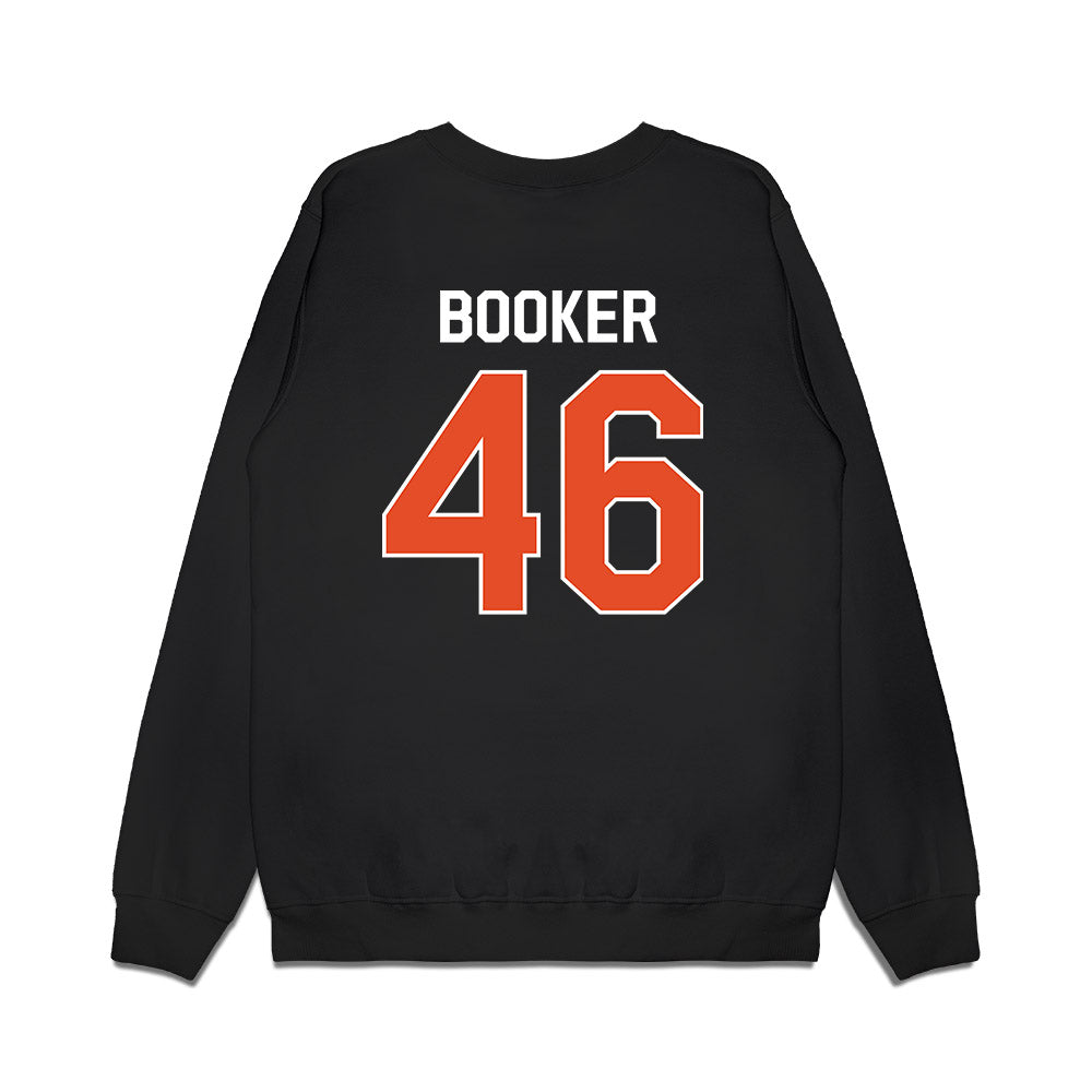 Miami - NCAA Football : Adam Booker - We're In Premium Crewneck Sweatshirt-1