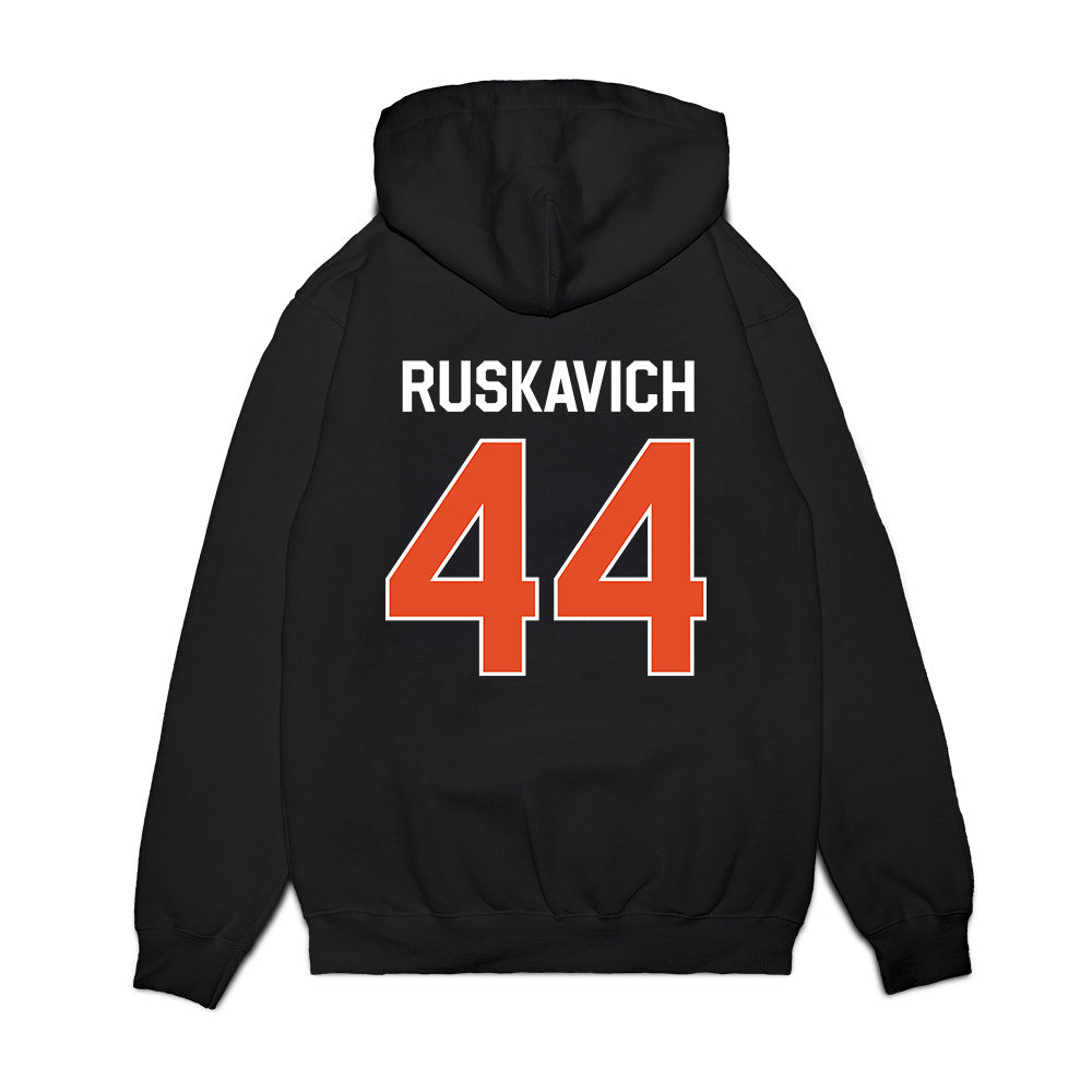 Miami - NCAA Football : Owen Ruskavich - We're In Premium Hooded Sweatshirt-1