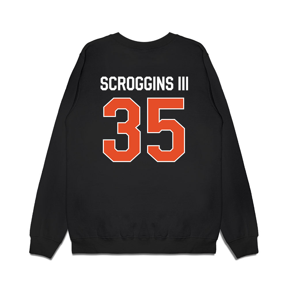 Miami - NCAA Football : Herbert Scroggins III - We're In Premium Crewneck Sweatshirt-1