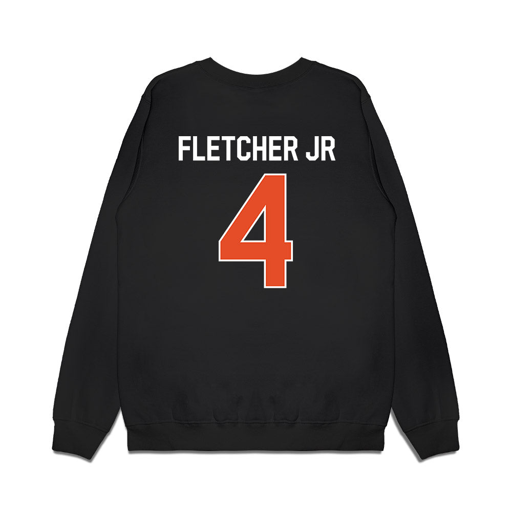 Miami - NCAA Football : Mark Fletcher Jr - We're In Premium Crewneck Sweatshirt-1