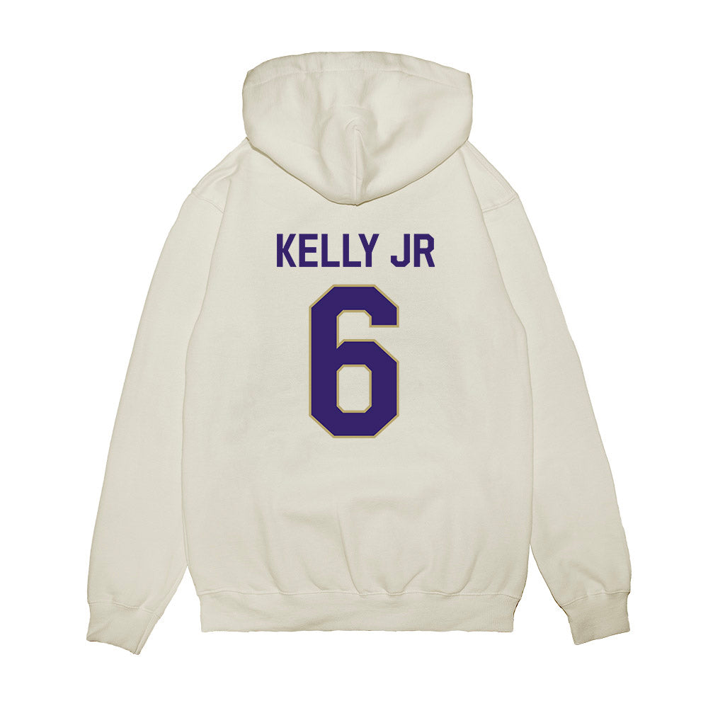 JMU - NCAA Football : DJ Kelly Jr - We're In Premium Hooded Sweatshirt-1