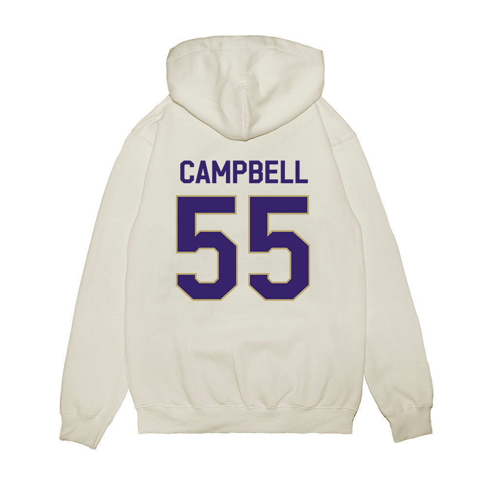 JMU - NCAA Football : JaKobe Campbell - We're In Premium Hooded Sweatshirt-1