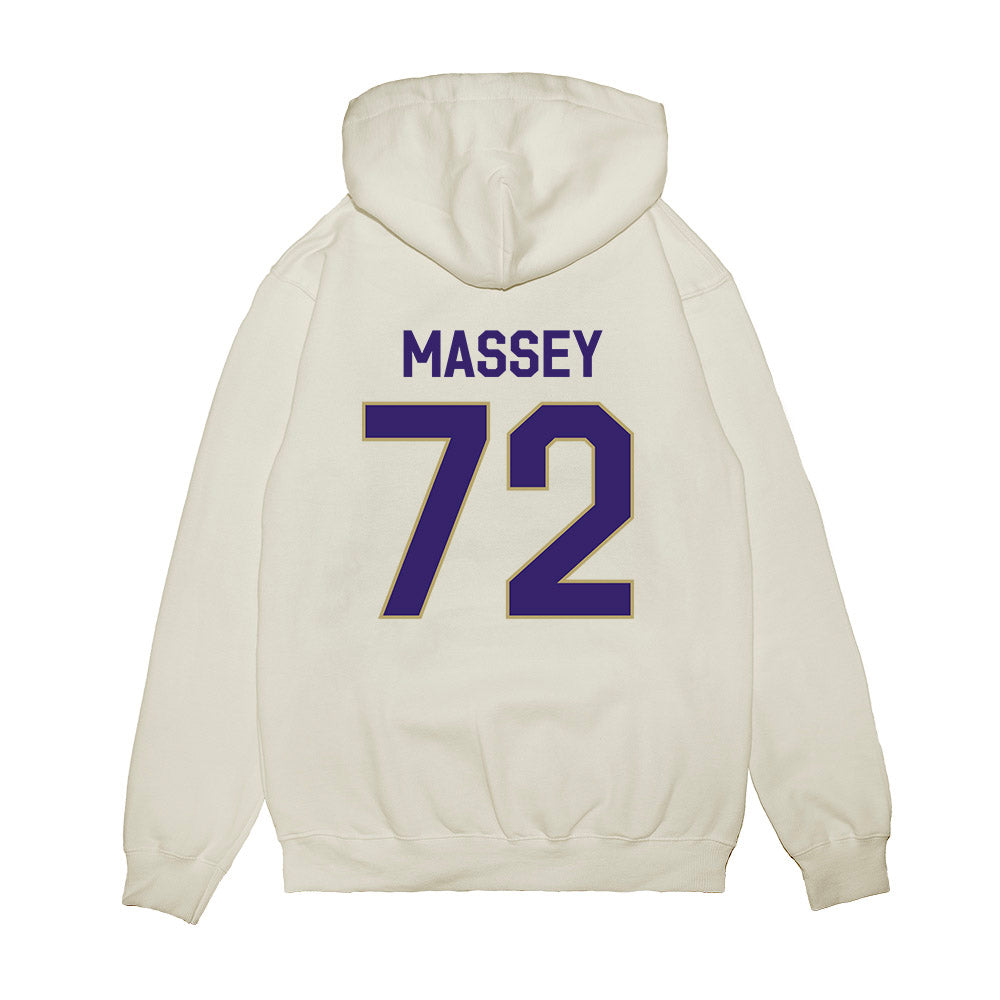 JMU - NCAA Football : Kaedin Massey - We're In Premium Hooded Sweatshirt-1