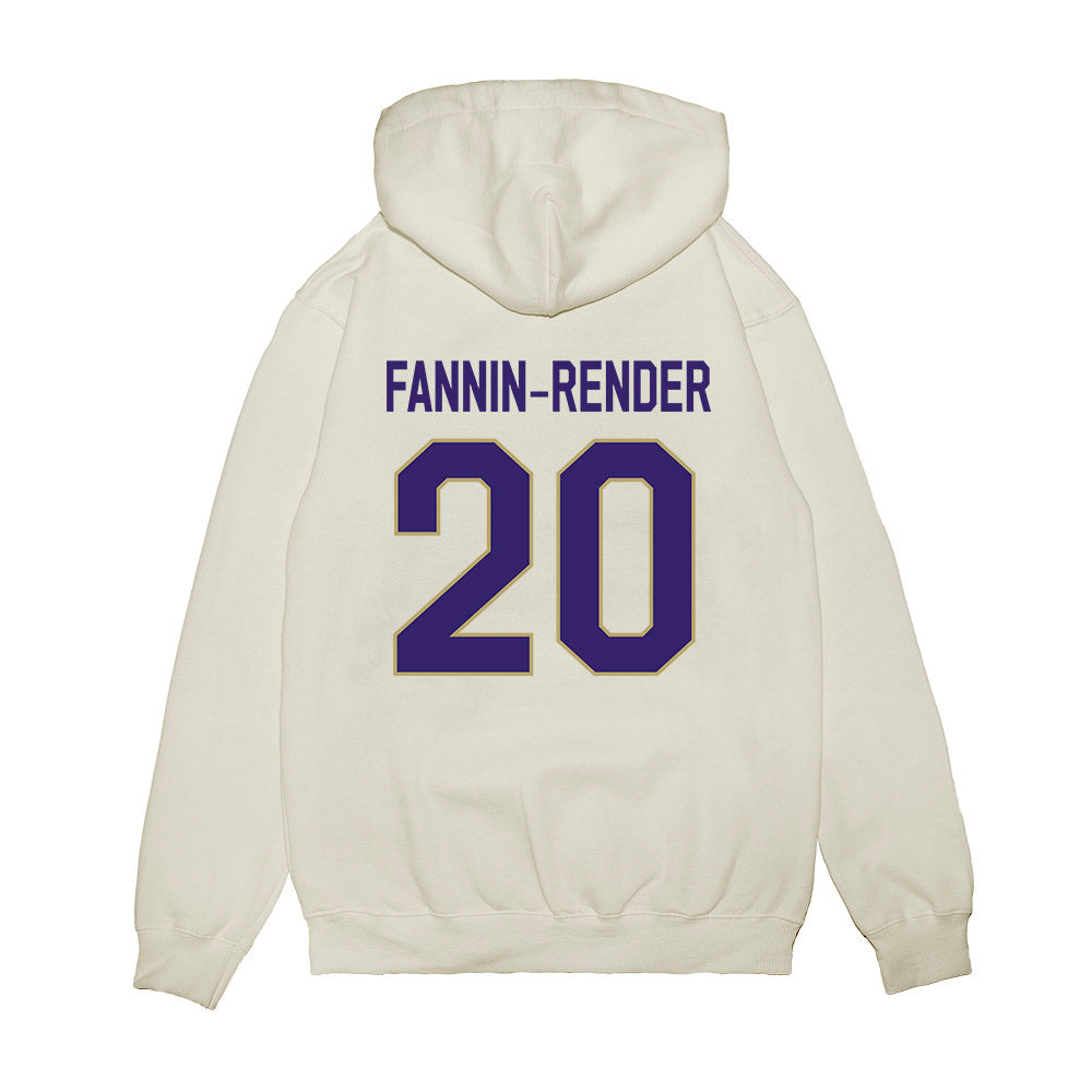 JMU - NCAA Football : Malachi Fannin-Render - We're In Premium Hooded Sweatshirt-1