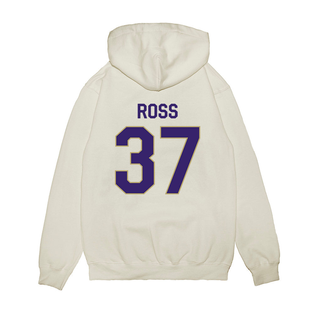 JMU - NCAA Football : Hayden Ross - We're In Premium Hooded Sweatshirt-1