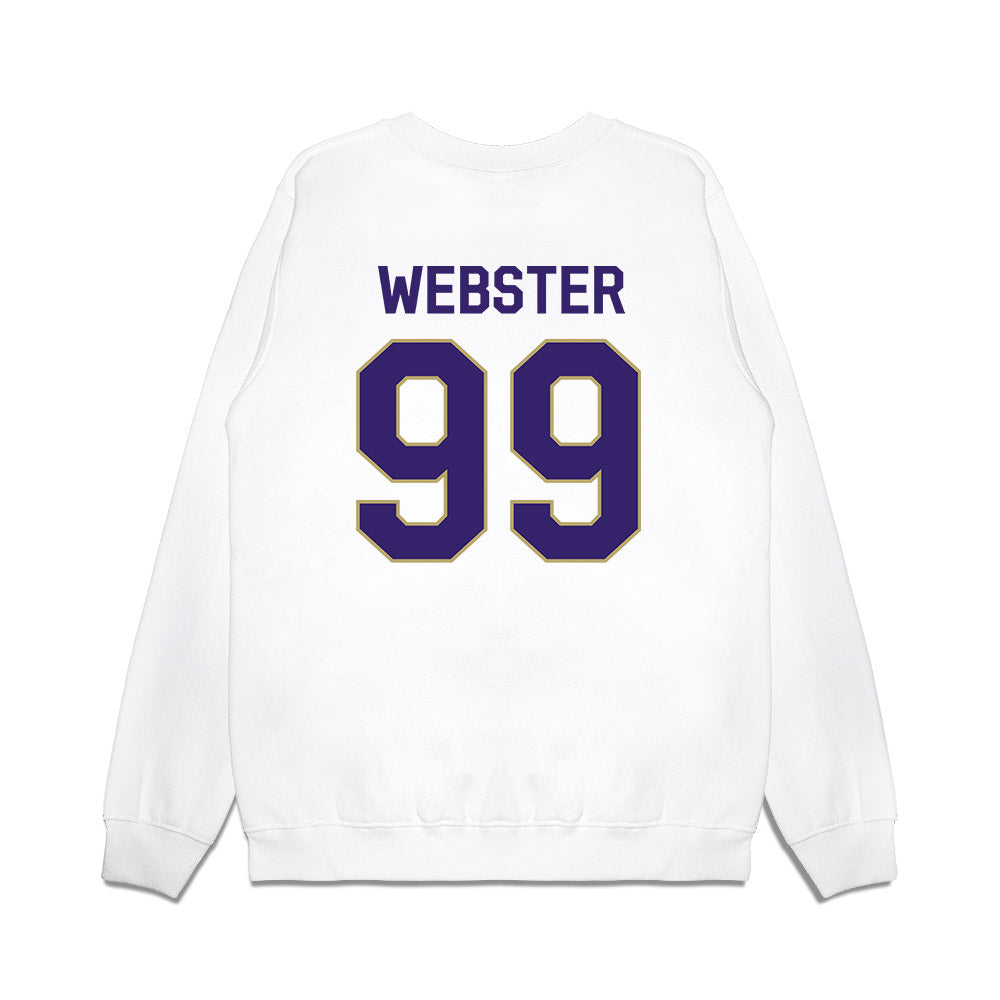 JMU - NCAA Football : Cole Webster - We're In Premium Crewneck Sweatshirt-1