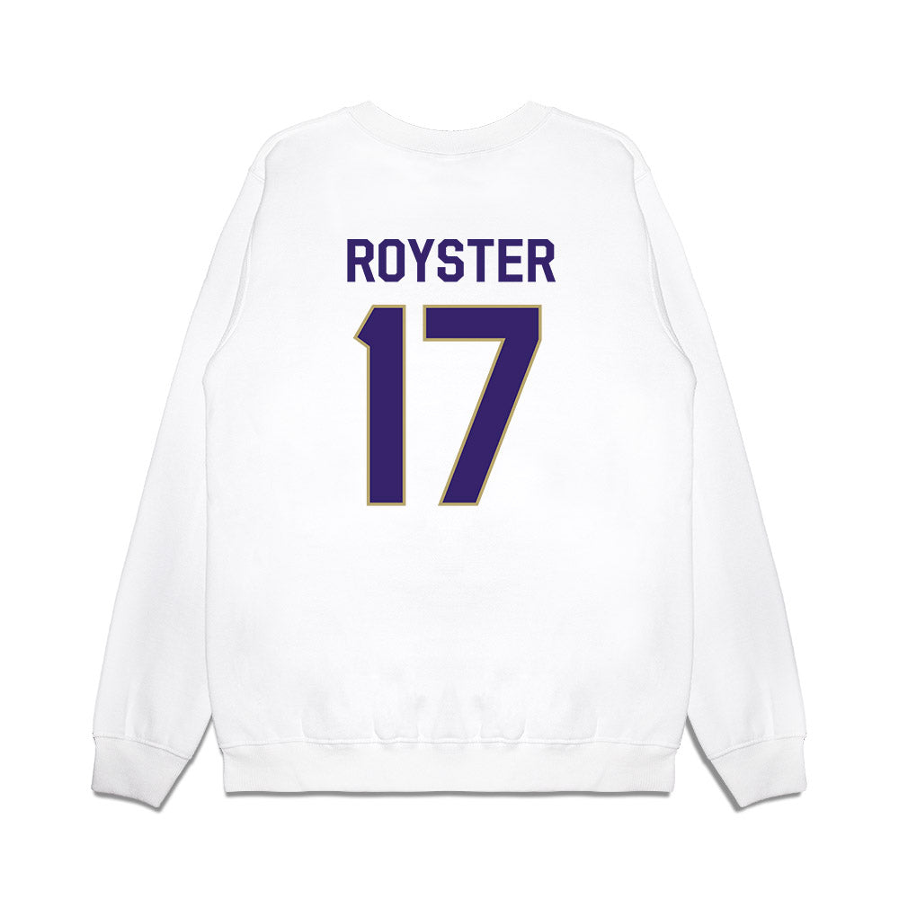 JMU - NCAA Football : Danny Royster - We're In Premium Crewneck Sweatshirt-1