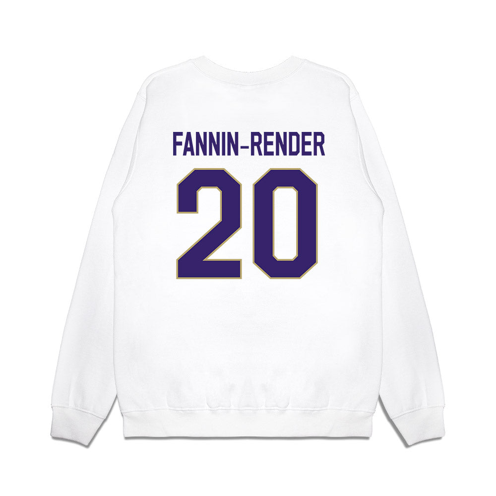 JMU - NCAA Football : Malachi Fannin-Render - We're In Premium Crewneck Sweatshirt-1