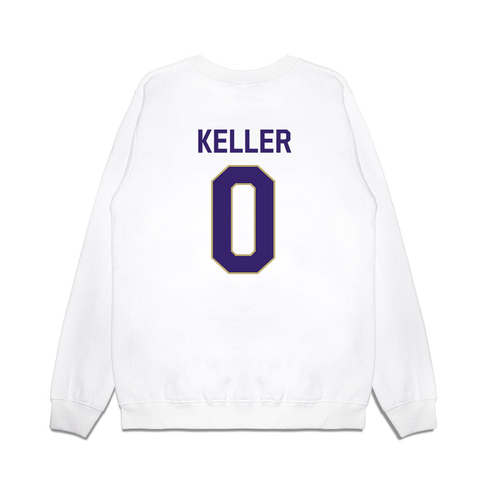 JMU - NCAA Football : Cole Keller - We're In Premium Crewneck Sweatshirt-1