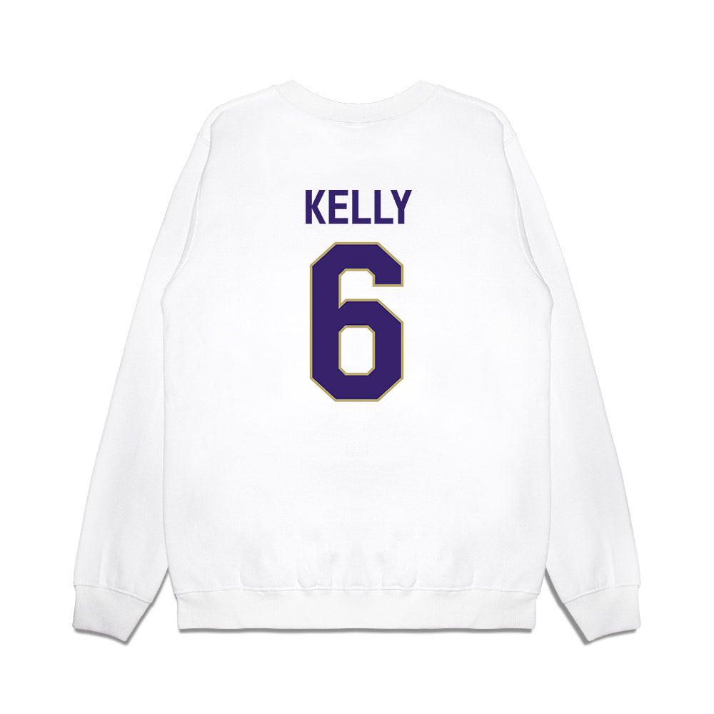 JMU - NCAA Football : DJ Kelly - We're In Premium Crewneck Sweatshirt-1
