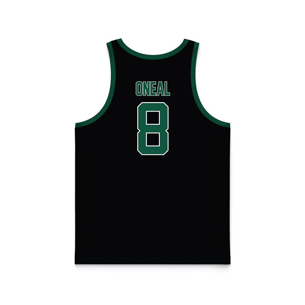 Sacramento State - NCAA Men's Basketball : Shaqir Oneal - Black Basketball Jersey-1