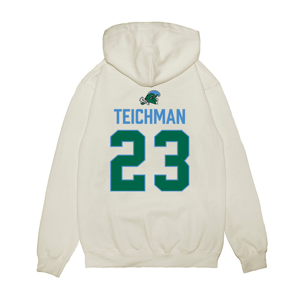 Tulane - NCAA Football : Rudy Teichman - 2025 Conference Champions Premium Hooded Sweatshirt-1