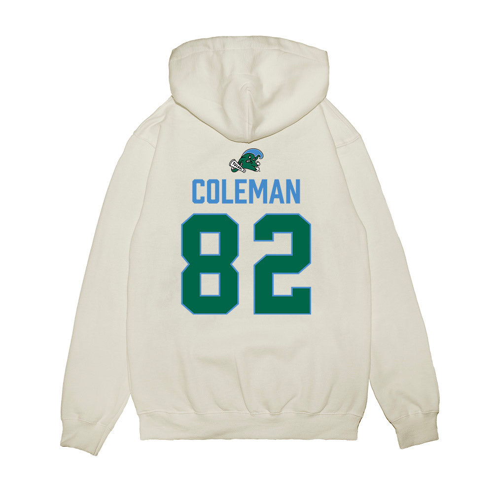 Tulane - NCAA Football : Keyshaun Coleman - 2025 Conference Champions Premium Hooded Sweatshirt-1