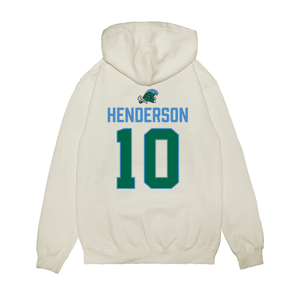 Tulane - NCAA Football : Gerrod Henderson - 2025 Conference Champions Premium Hooded Sweatshirt-1
