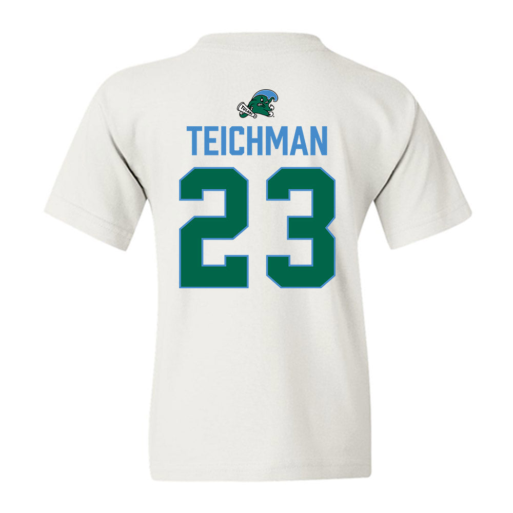 Tulane - NCAA Football : Rudy Teichman - 2025 Conference Champions Youth T-Shirt-1