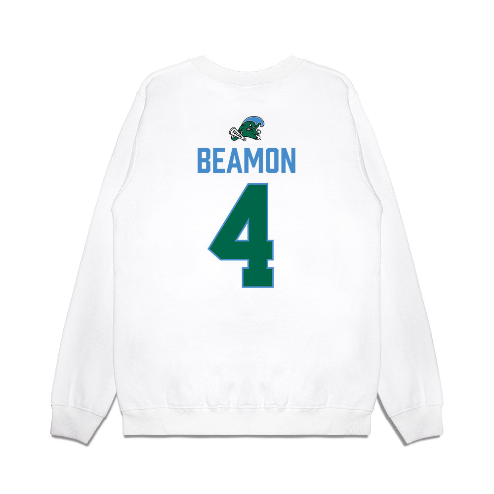 Tulane - NCAA Football : Jay beamon - 2025 Conference Champions Premium Crewneck Sweatshirt-1