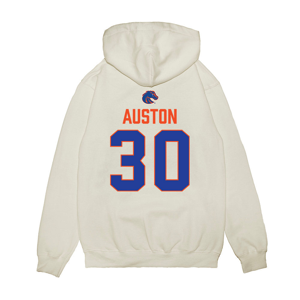 Boise State - NCAA Football : Adam Auston - 3-Peat Conference Champs Premium Hooded Sweatshirt-1