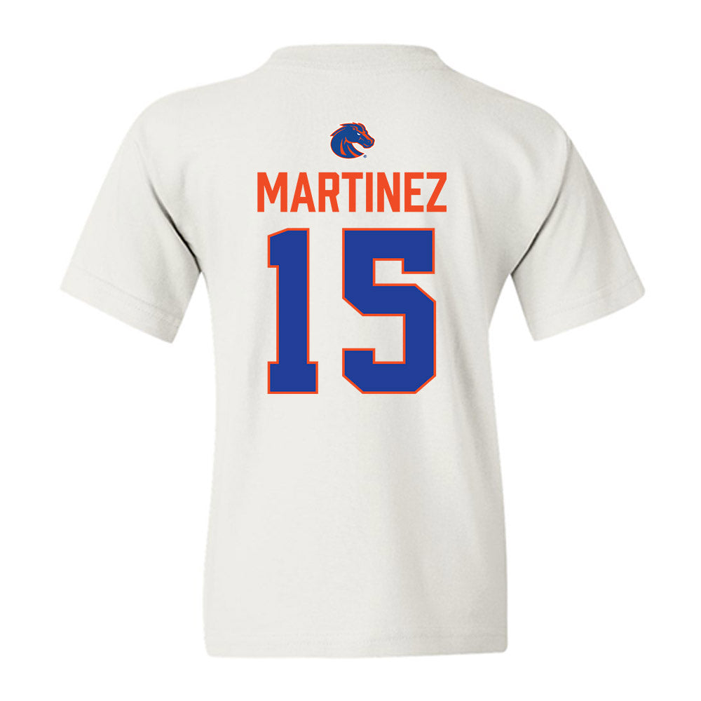 Boise State - NCAA Football : Zeke Martinez - 3-Peat Conference Champs Youth T-Shirt-1