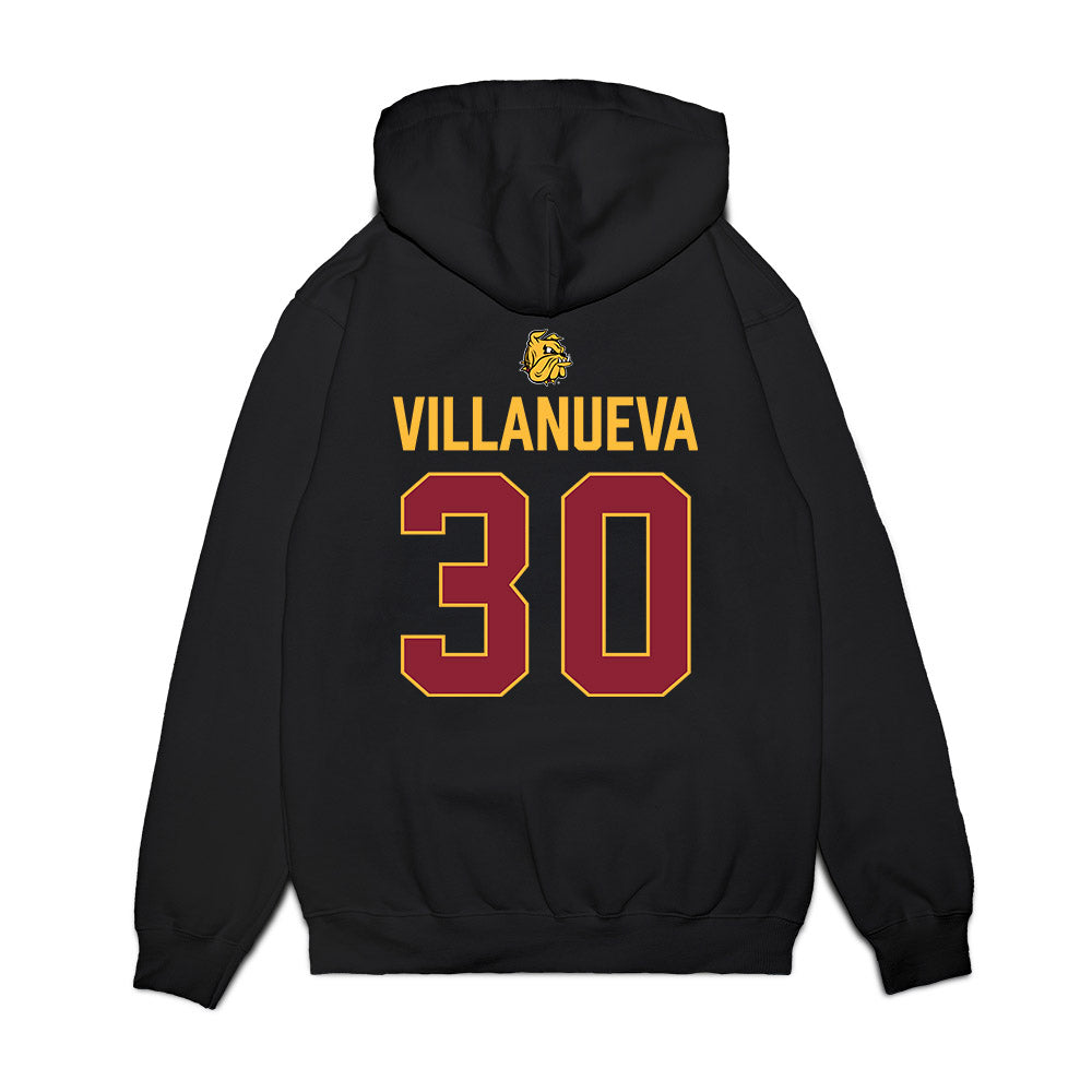 UMN Duluth - NCAA Women's Ice Hockey : Sophia Villanueva - Vintage Shersey Premium Hooded Sweatshirt-1