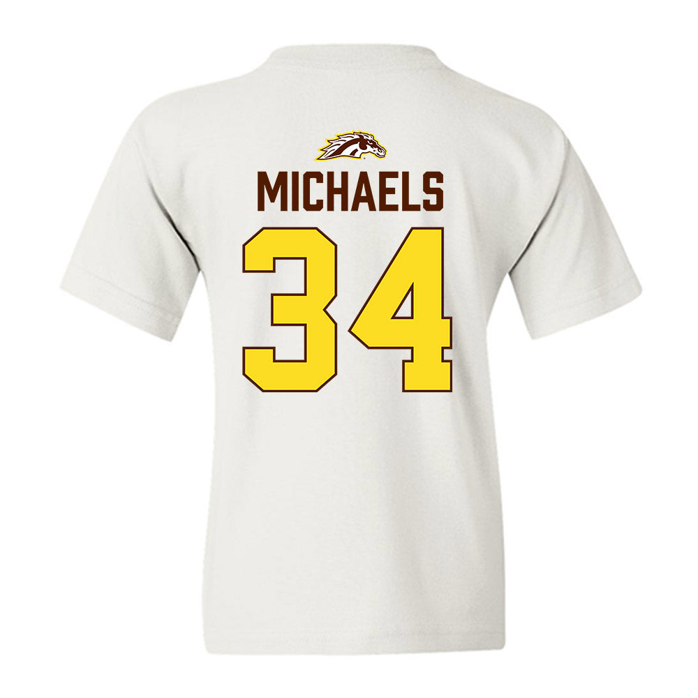 Western Michigan - NCAA Men's Ice Hockey : Owen Michaels - Vintage Shersey Youth T-Shirt-1