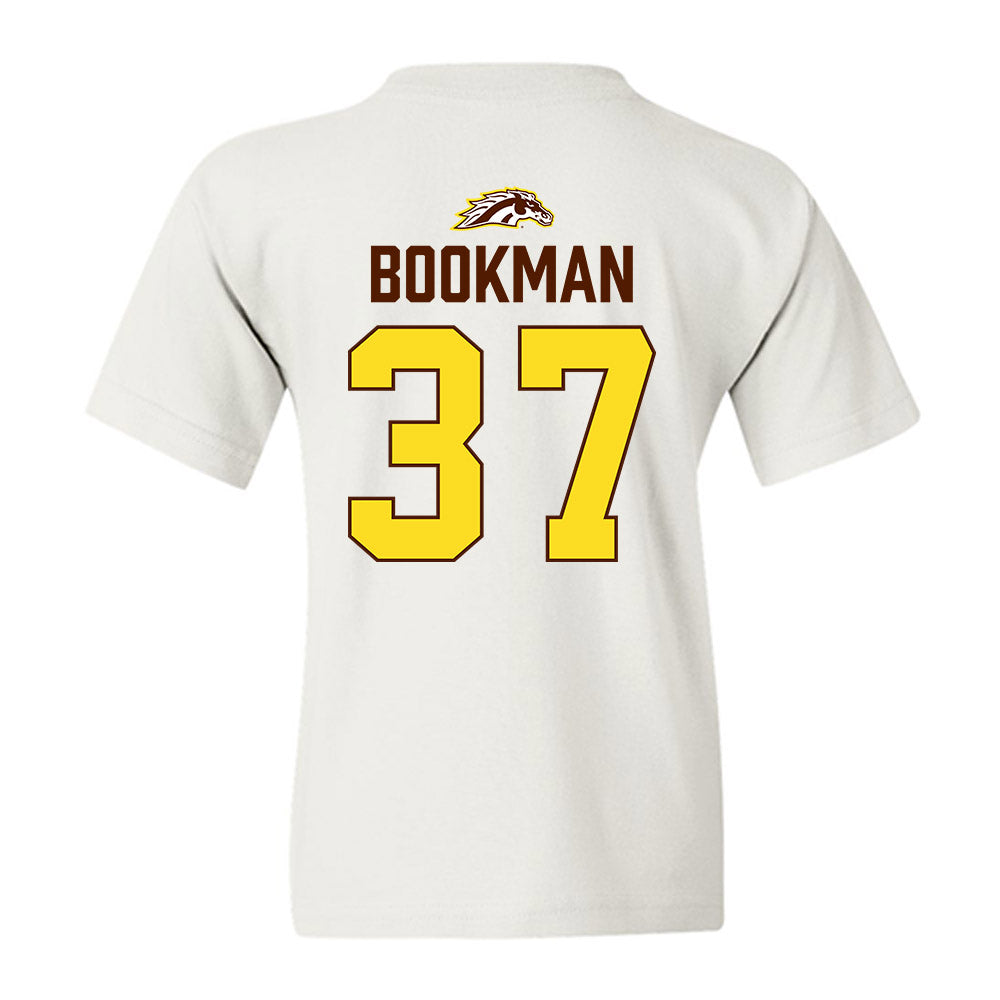 Western Michigan - NCAA Men's Ice Hockey : Zach Bookman - Vintage Shersey Youth T-Shirt-1