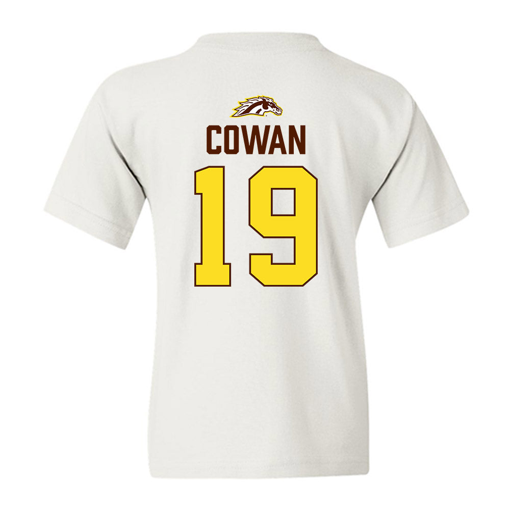 Western Michigan - NCAA Men's Ice Hockey : Bobby Cowan - Vintage Shersey Youth T-Shirt-1