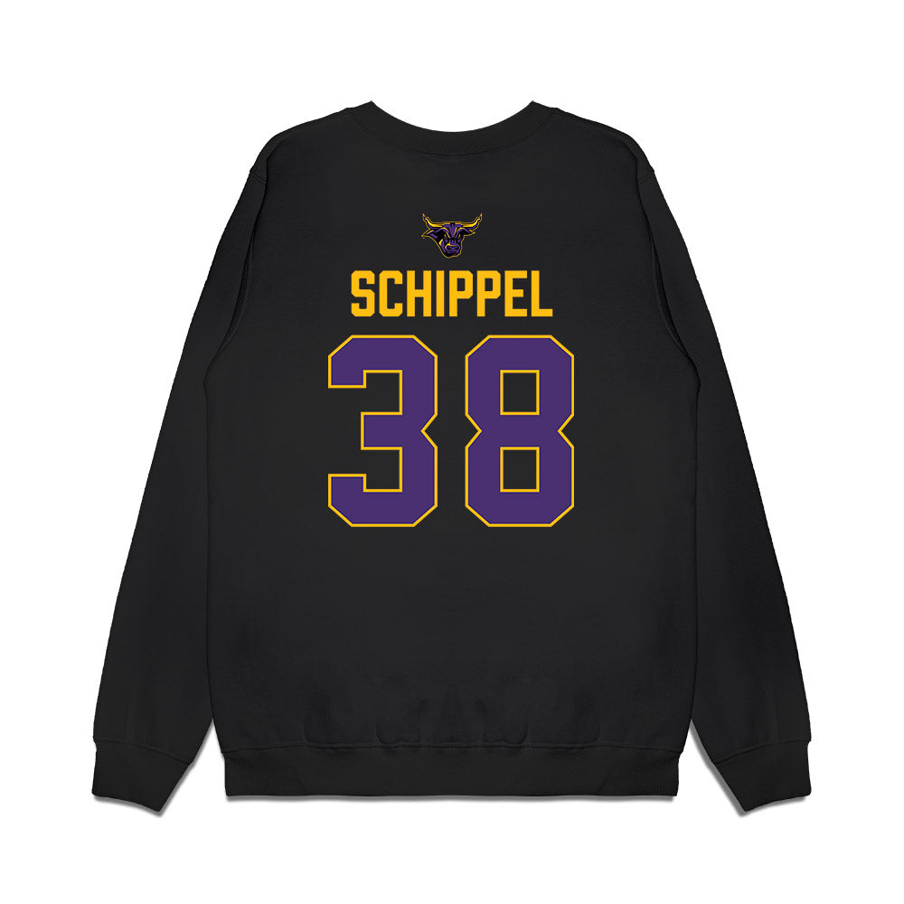 Minn. St. - NCAA Women's Ice Hockey : Jaya Schippel - Vintage Shersey Premium Crewneck Sweatshirt-1
