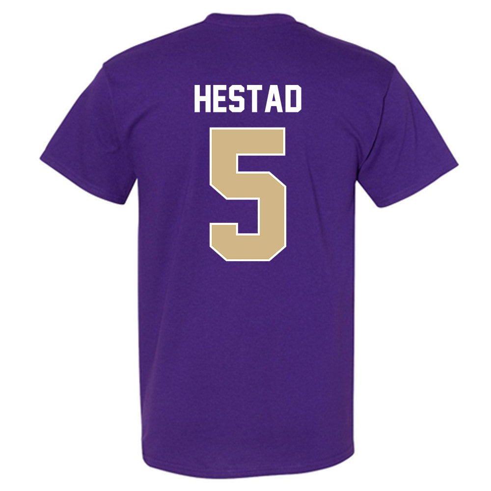 Washington - NCAA Men's Soccer : Asher Hestad - NCAA® 2025 National Champs T-Shirt-1