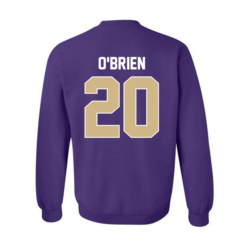 Washington - NCAA Men's Soccer : Nick O'Brien - NCAA® 2025 National Champs Crewneck Sweatshirt-1