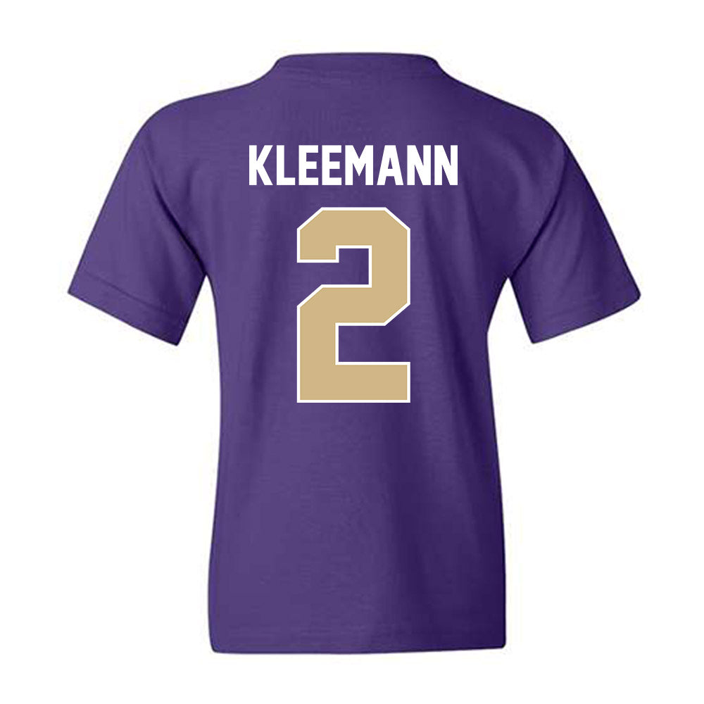 Washington - NCAA Men's Soccer : Philip Kleemann - NCAA® 2025 National Champs Youth T-Shirt-1