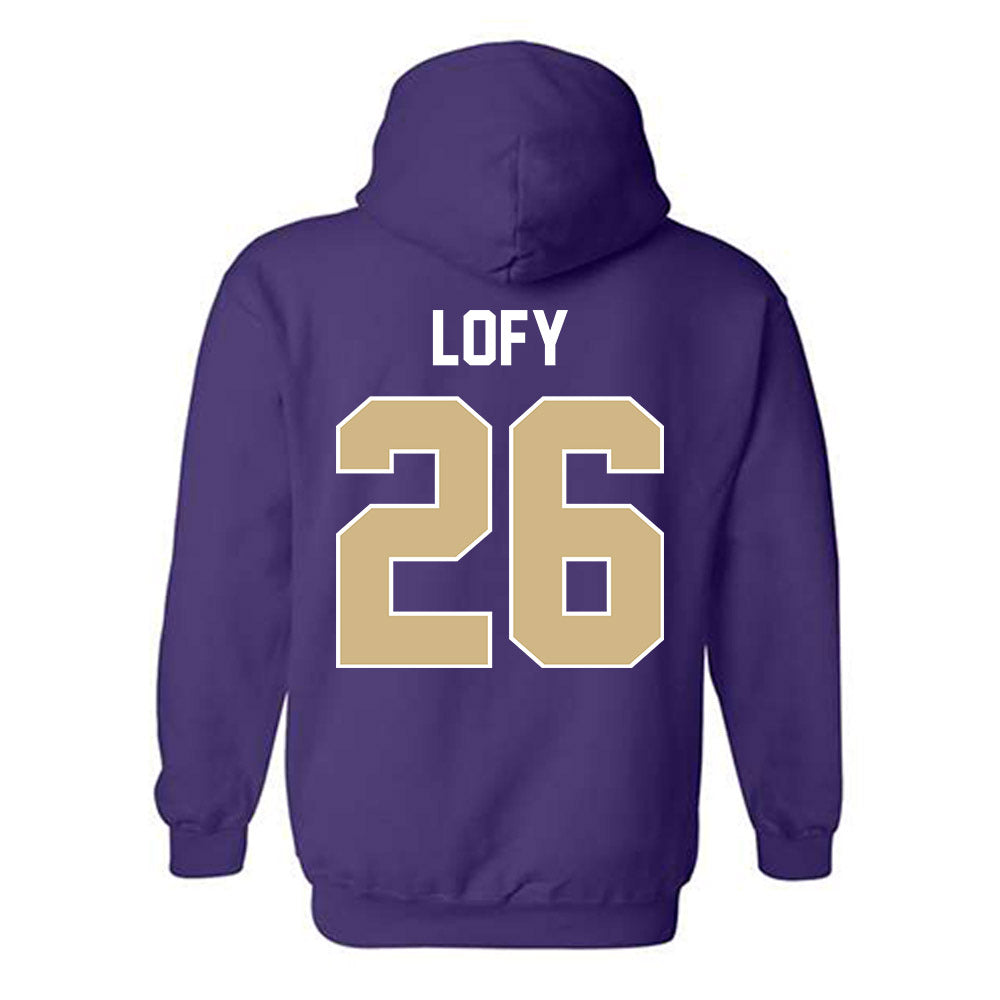 Washington - NCAA Men's Soccer : Connor Lofy - NCAA® 2025 National Champs Hooded Sweatshirt-1