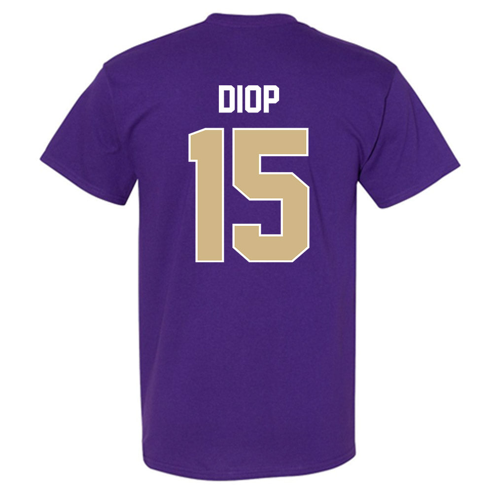Washington - NCAA Men's Soccer : Mani Diop - NCAA® 2025 National Champs T-Shirt-1