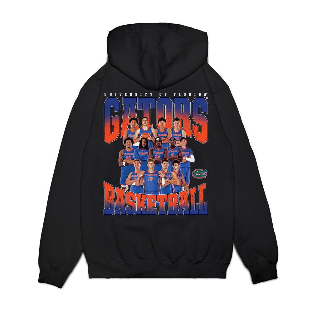 Florida - NCAA Men's Basketball : - Team Collage Premium Hooded Sweatshirt-1