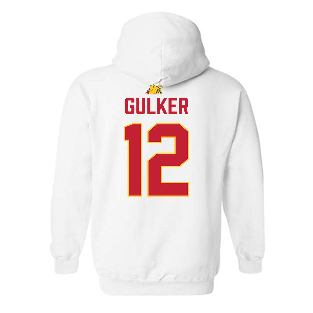 Ferris State - NCAA Football : Carson Gulker - 5 years National Champions Hooded Sweatshirt-1