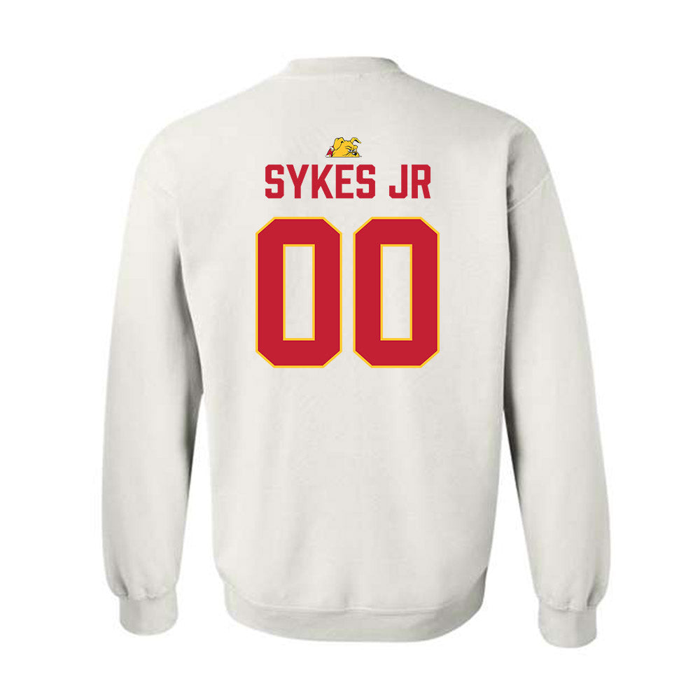 Ferris State - NCAA Football : Will Sykes Jr - 5 years National Champions Crewneck Sweatshirt-1