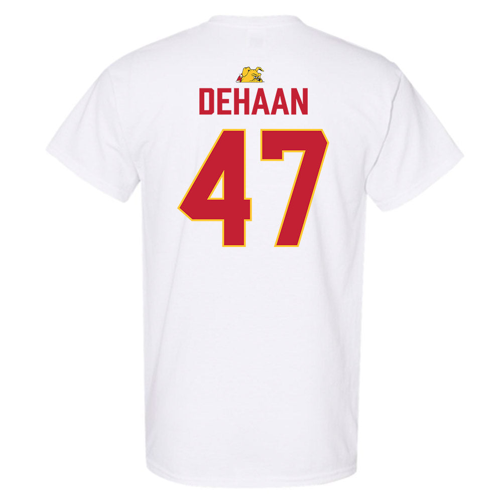 Ferris State - NCAA Football : Ike DeHaan - 5 years National Champions T-Shirt-1