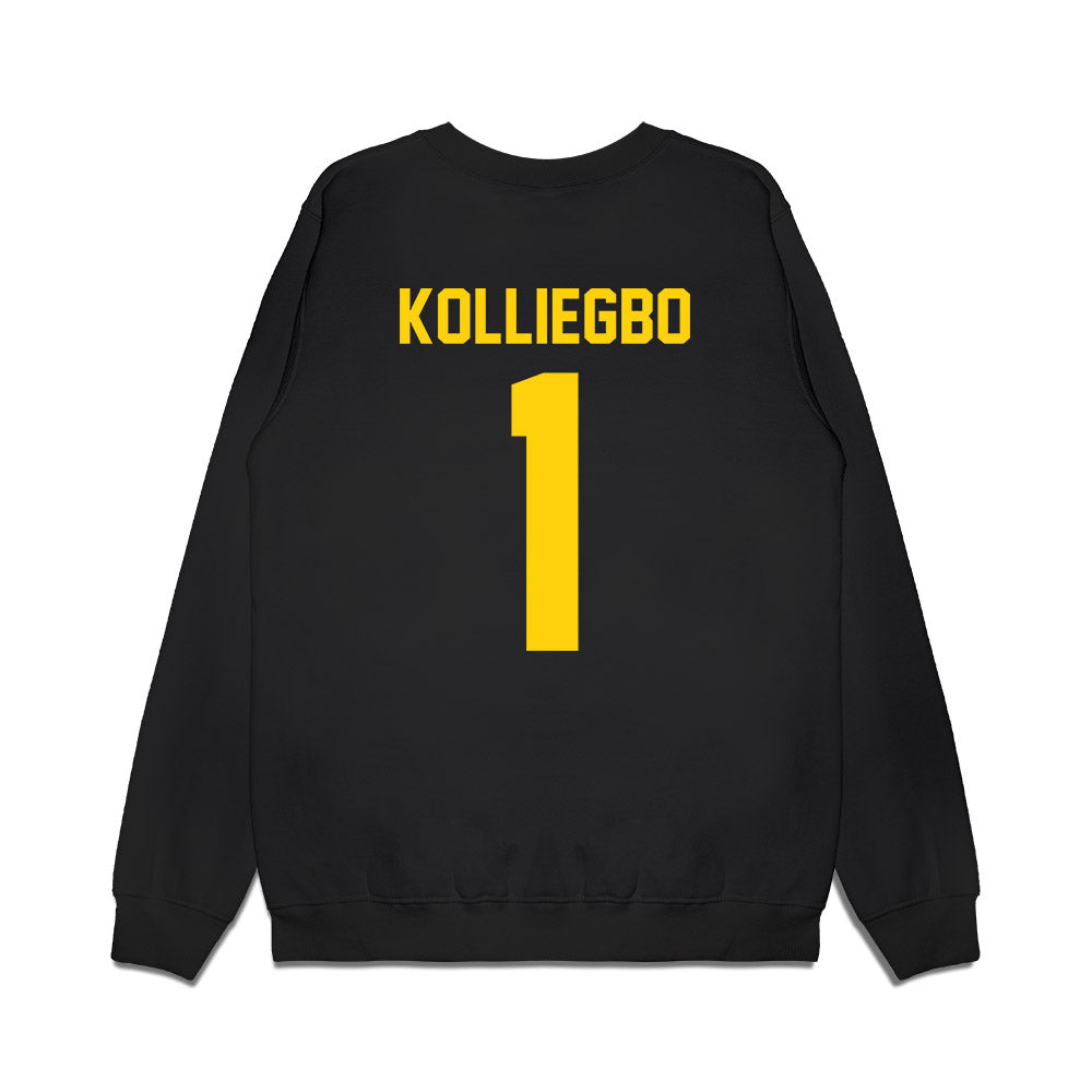 Delaware - NCAA Women's Basketball : Safiatu Kolliegbo - Vintage Shersey Premium Crewneck Sweatshirt-1