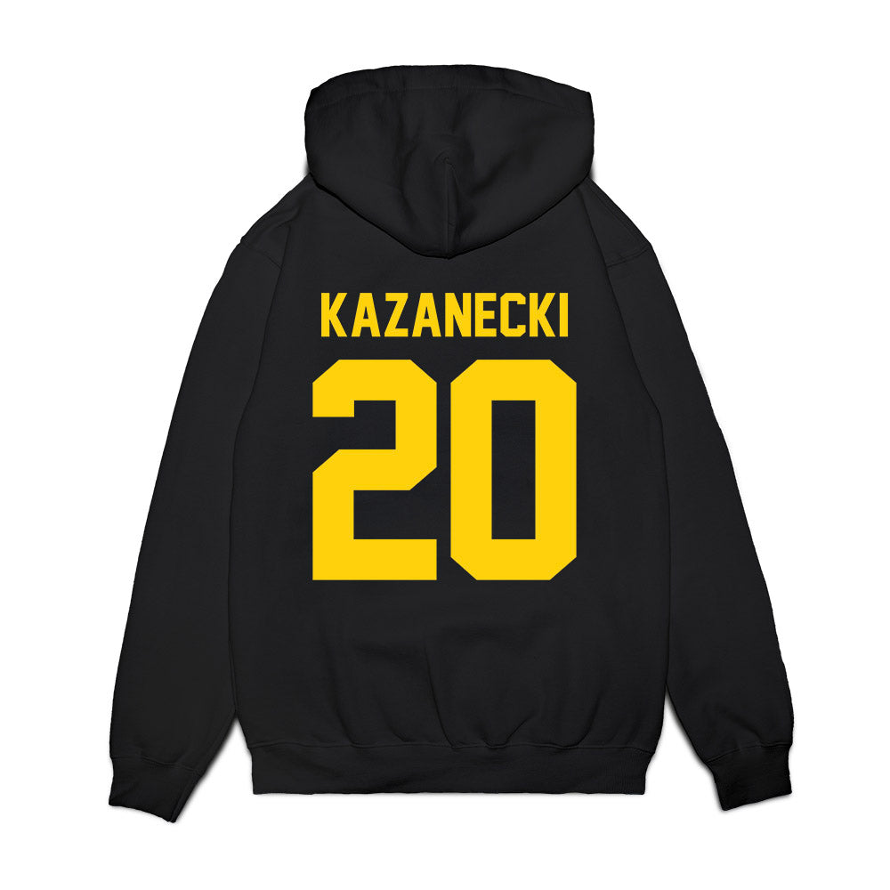 Delaware - NCAA Men's Basketball : Alex Kazanecki - Vintage Shersey Premium Hooded Sweatshirt-1
